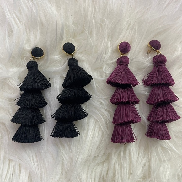 BaubleBar tassel earrings. - Picture 1 of 1